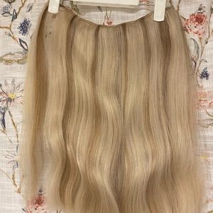 Hidden crown hair extensions